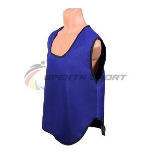 Купить Манишка футбольная односторонняя Spektr Sport синяя, р.36-40 в Кудрове 