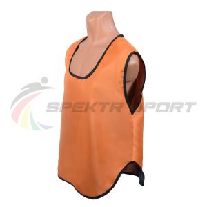 Купить Манишка футбольная односторонняя Spektr Sport оранжевая, р.36-40 в Кудрове 