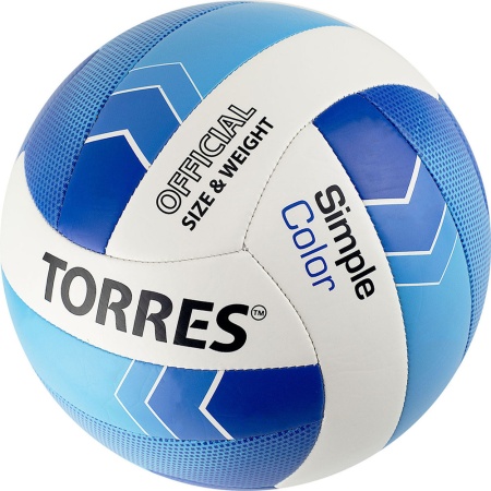Купить Мяч волейбольный Torres Simple Color любительский р.5 в Кудрове 